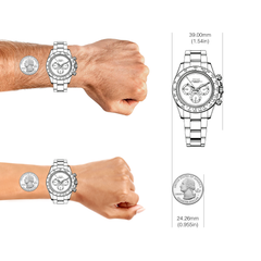 Customizable Silver Classic Watch - 39mm - image 2