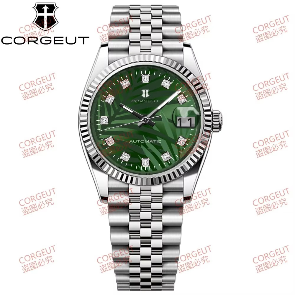 Corgeut 6002 NH35 Uhrwerk Saphirglas 100m wasserdicht