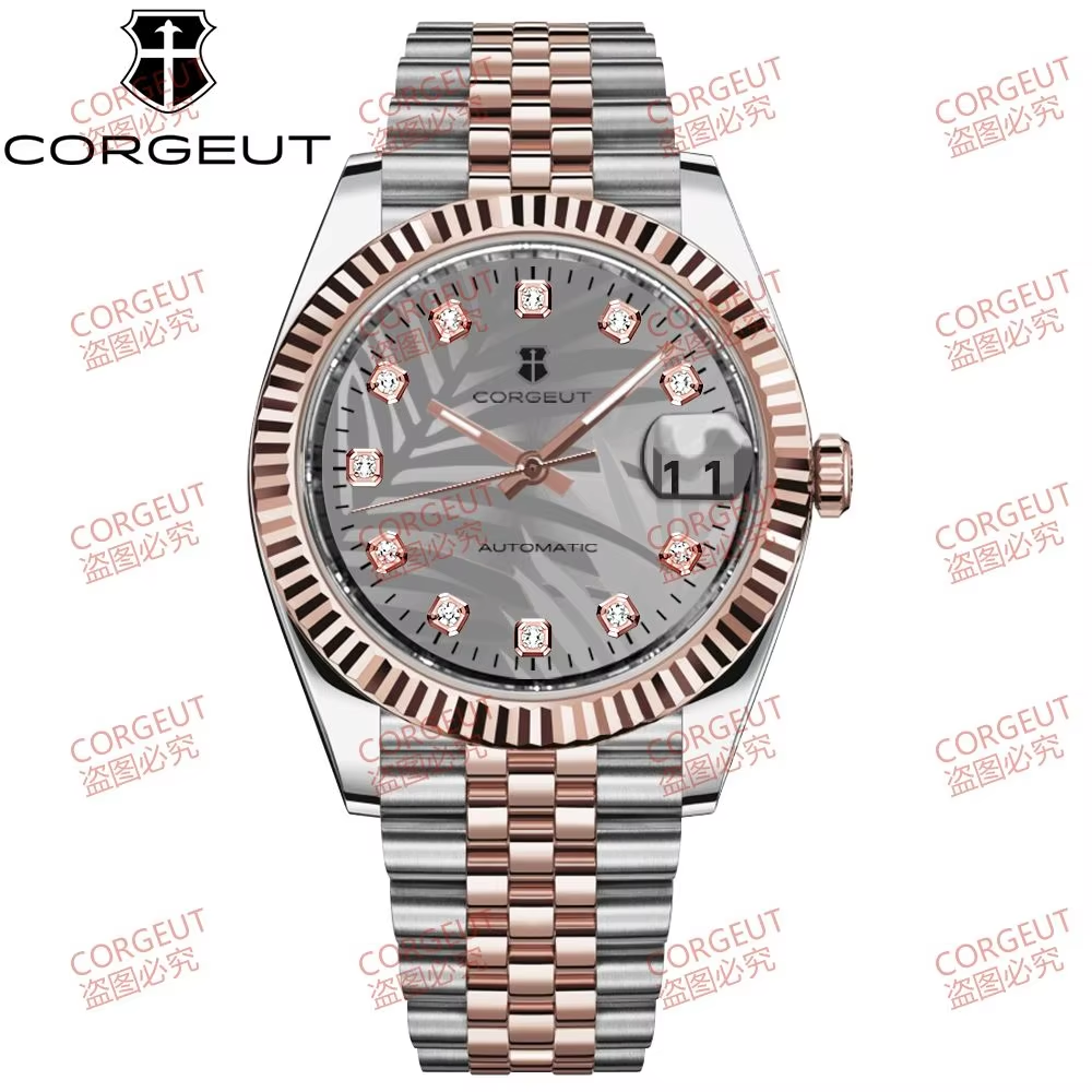 Corgeut 6002 NH35 Uhrwerk Saphirglas 100m wasserdicht