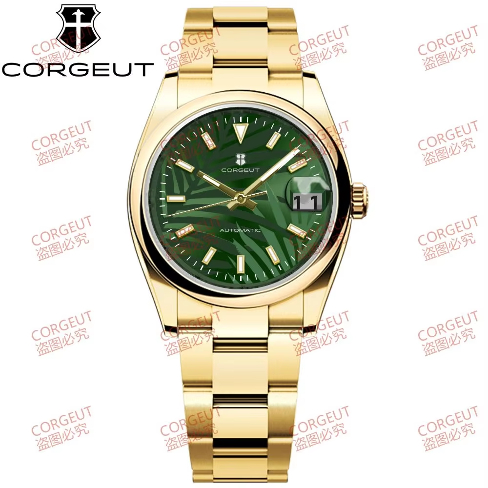 Corgeut 6002 NH35 Uhrwerk Saphirglas 100m wasserdicht
