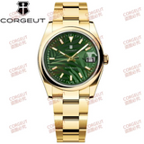 Corgeut 6002 NH35 Uhrwerk Saphirglas 100m wasserdicht