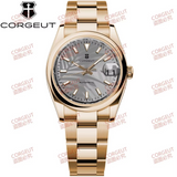 Corgeut 6002 NH35 Uhrwerk Saphirglas 100m wasserdicht