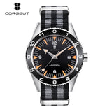 Corgeut 6013 NH35 Uhrwerk Saphirspiegel 100m wasserdicht