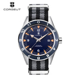 Corgeut 6013 NH35 Uhrwerk Saphirspiegel 100m wasserdicht