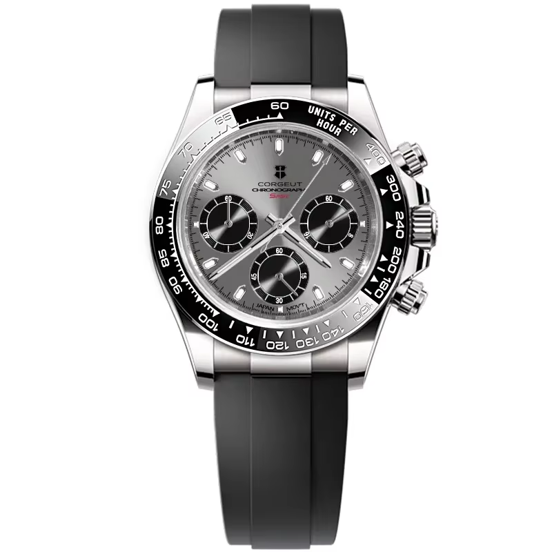 Corgeut 9002 VK63 Uhrwerk Saphirglas 30m wasserdicht