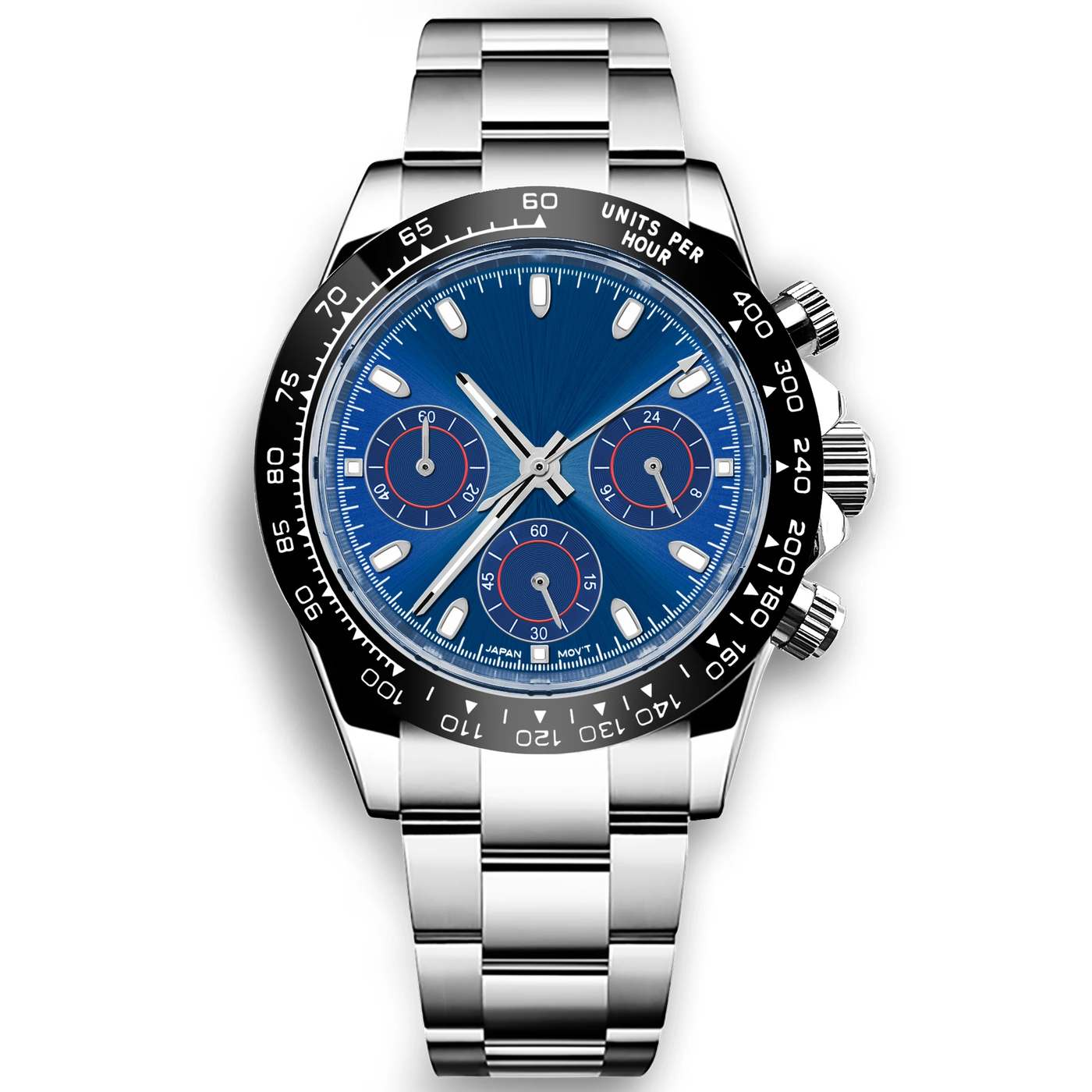 Corgeut 9002 VK63 Uhrwerk Saphirglas 30m wasserdicht