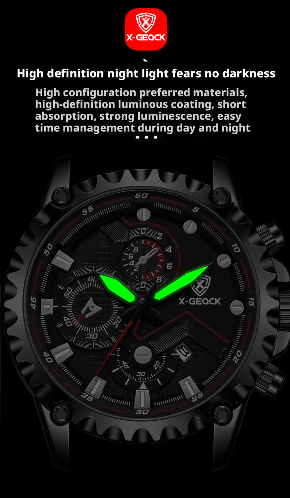 X-GEQCK Chronograph Watch