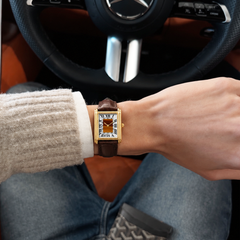 Micro Monolith Watch – 27 x 22mm Solar Passage – wrist view