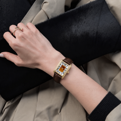 Micro Monolith Watch – 27 x 22mm Solar Passage – wrist view