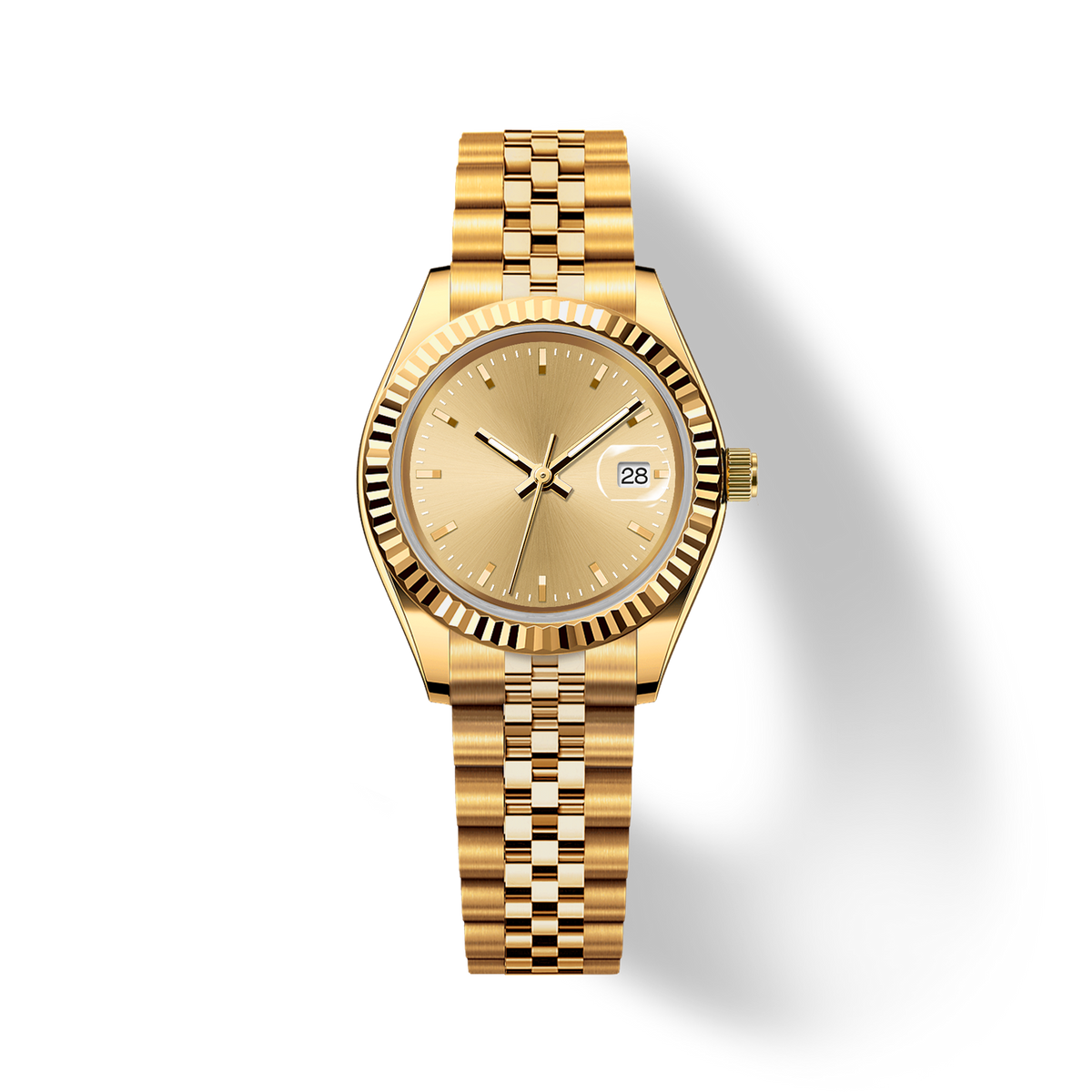 Eondate Mini Gilded Poise Quartz Watch 28mm – product view
