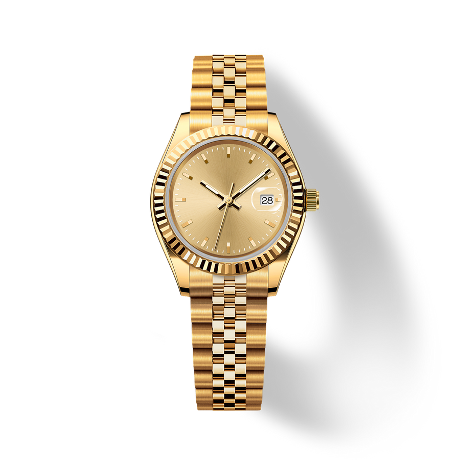 Eondate Mini Gilded Poise Quartz Watch 28mm – product view