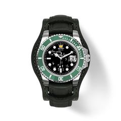 Who Cares Forest Rebel Leather Cuff Automatic Watch 40mm – product view