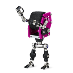 Steampunk Robot Watch Stand – Cyber Magenta – product view