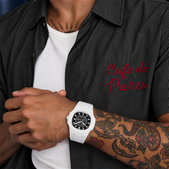 Technautic Delulu Contras Ceramic Quartz Watch 38.5mm – wearing or detail view