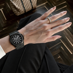 Technautic Delulu Shadow Ceramic Quartz Watch 38.5mm – wearing or detail view
