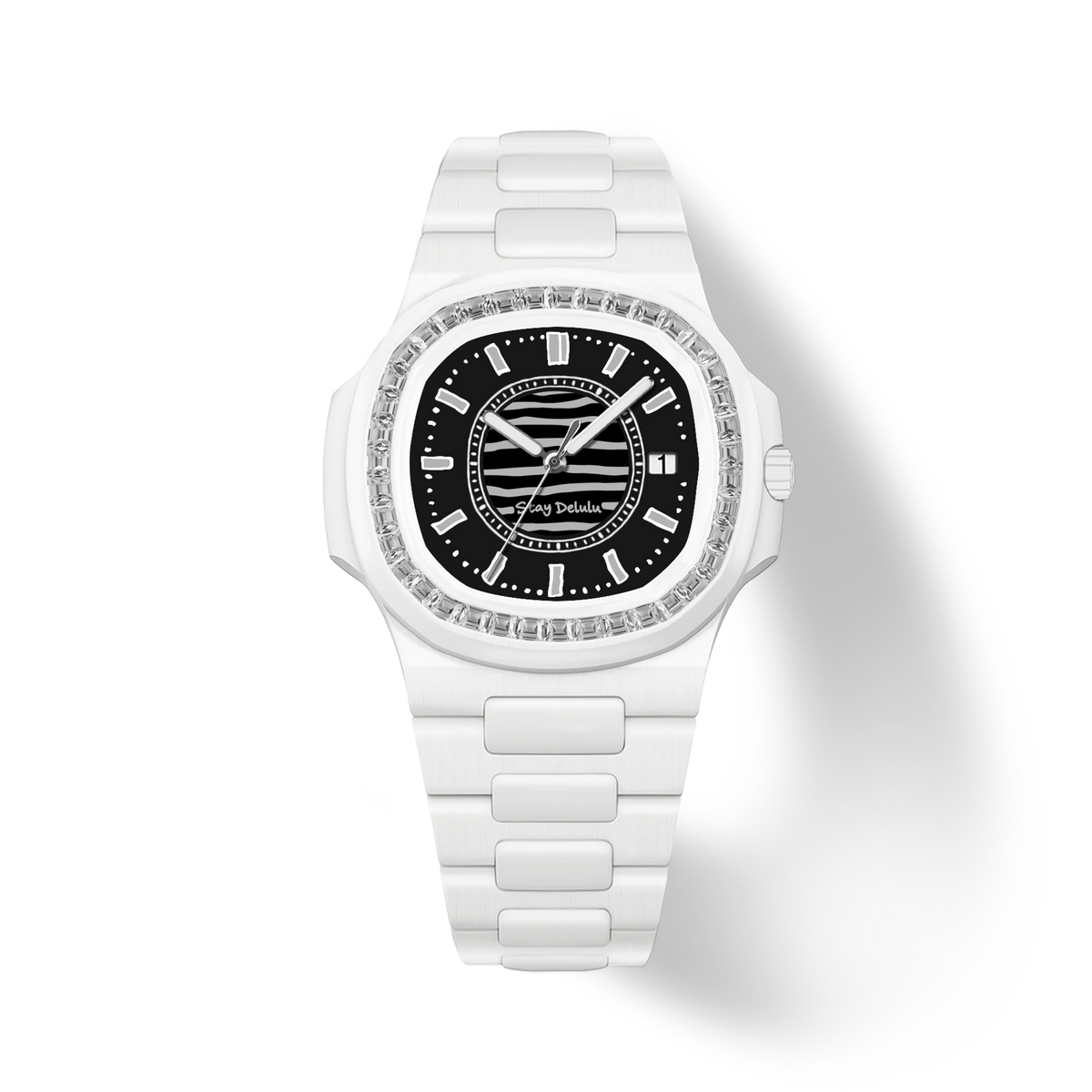 Technautic Delulu Noir Ceramic Quartz Watch 38.5mm – product view