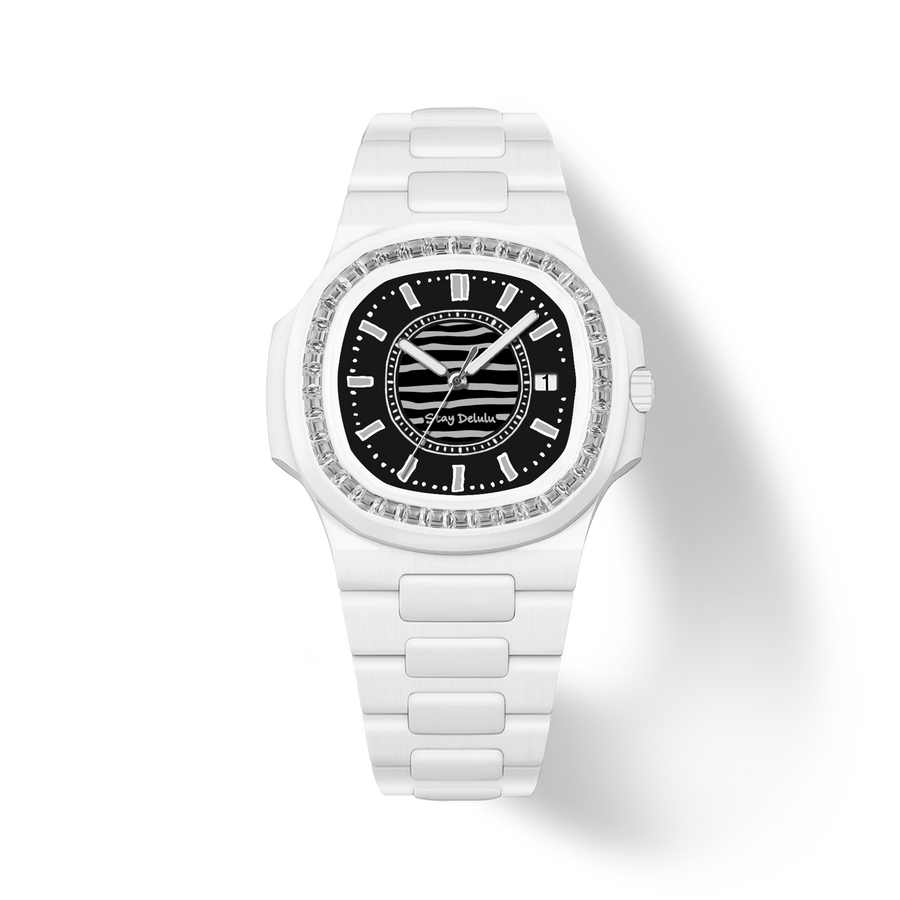 Technautic Delulu Noir Ceramic Quartz Watch 38.5mm – product view
