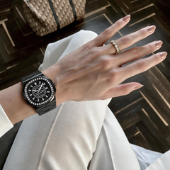 Technautic Delulu Rebel Ceramic Quartz Watch 38.5mm – wearing or detail view