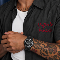 Technautic Delulu Rebel Ceramic Quartz Watch 38.5mm – wearing or detail view