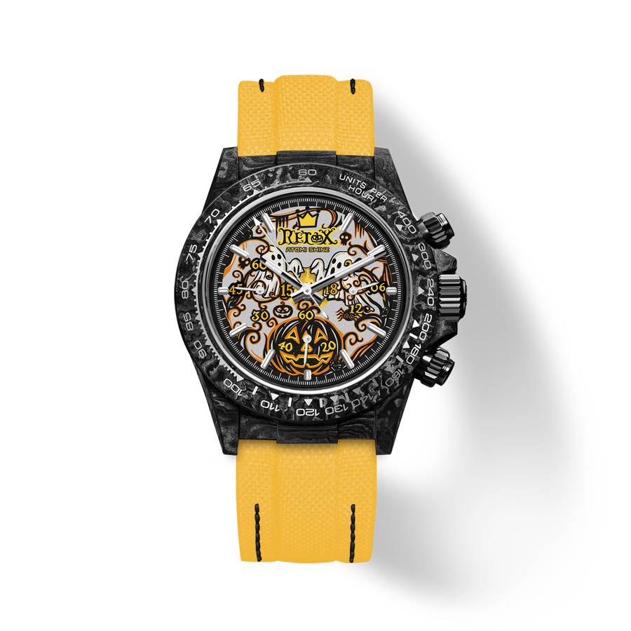 Halloween Pumpkin Blaze Chronograph Watch 39mm – product view