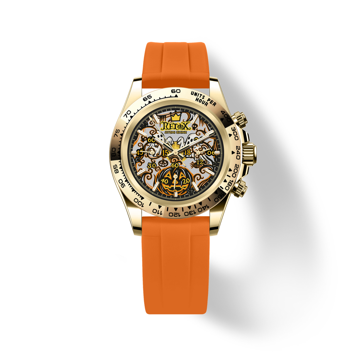 Halloween Ghost Pumpkin Chronograph Watch 39mm – product view