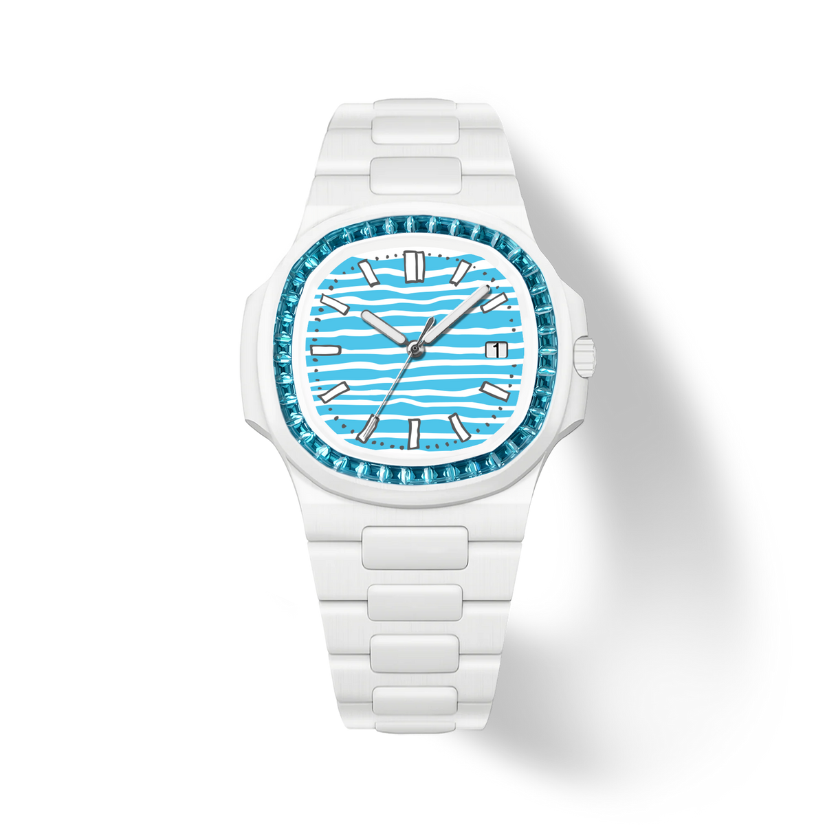 Technautic Spectra Ceramic Watch – 38 5mm Aqua Mirage