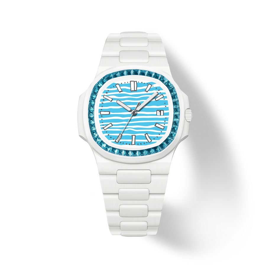 Technautic Spectra Ceramic Watch – 38 5mm Aqua Mirage