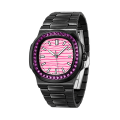 Technautic Spectra Ceramic Watch – 38 5mm Pink Mirage