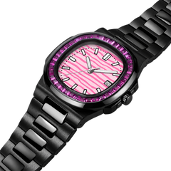 Technautic Spectra Ceramic Watch – 38 5mm Pink Mirage