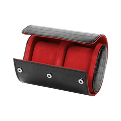 Red Black Watch Travel Case – Red & Black / For 2 Watches