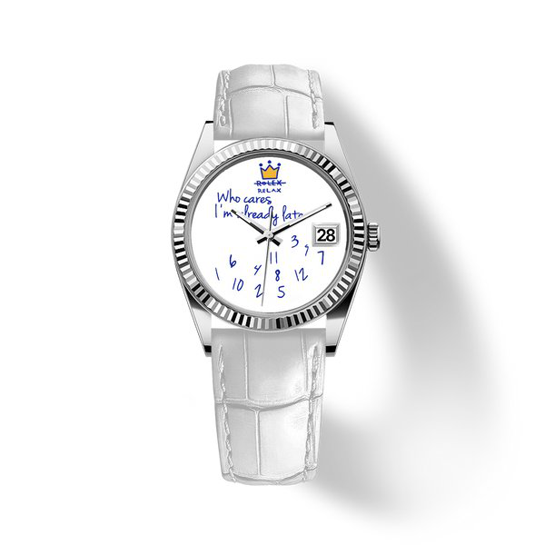 36mm Who Cares Late Charm watch