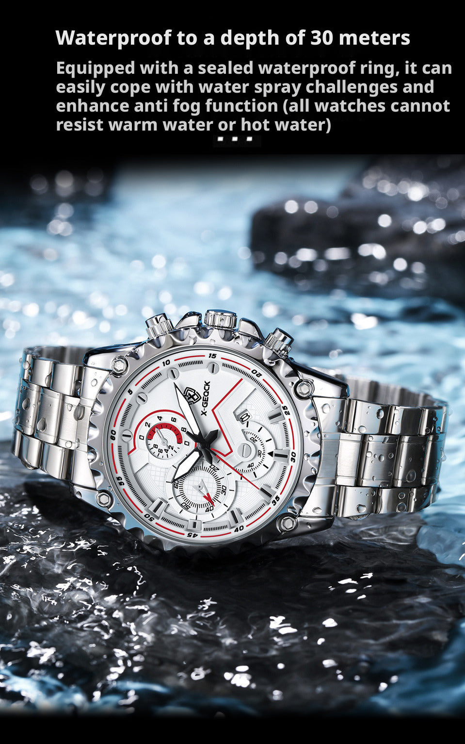 X-GEQCK Chronograph Watch