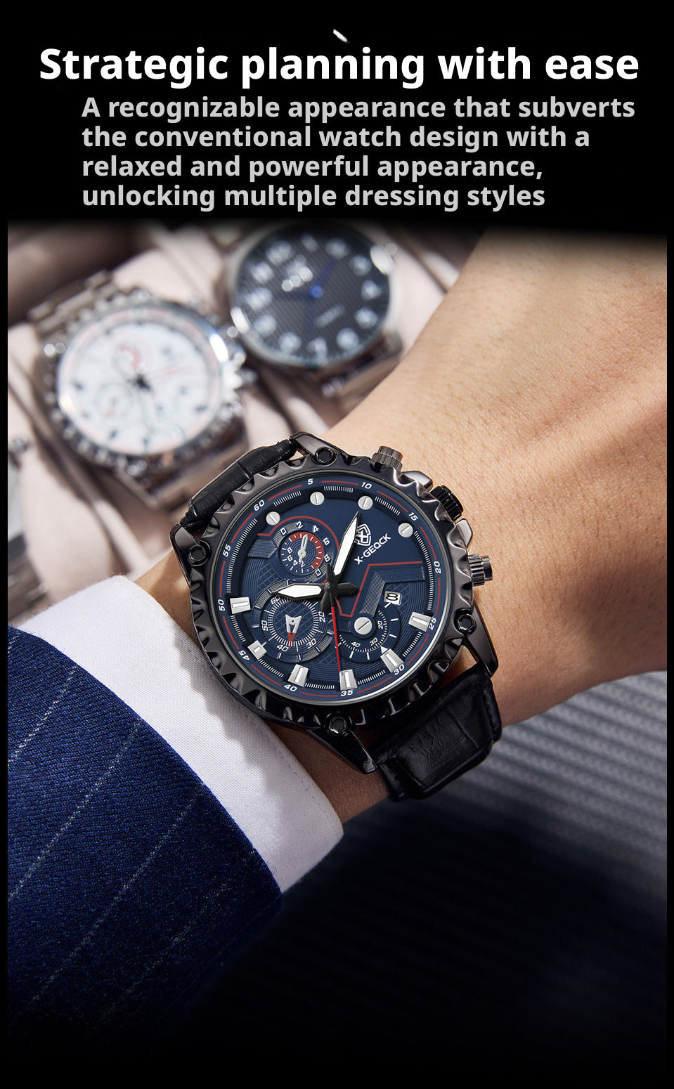 X-GEQCK Chronograph Watch