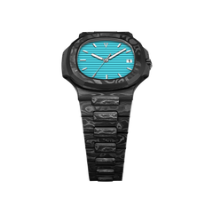 41mm Carbon-Fiber Horizontal-Dial Automatic Watch - Blue Vortex - image 6