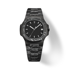 41mm Carbon-Fiber Horizontal-Dial Automatic Watch - Carbon Wave - image 1