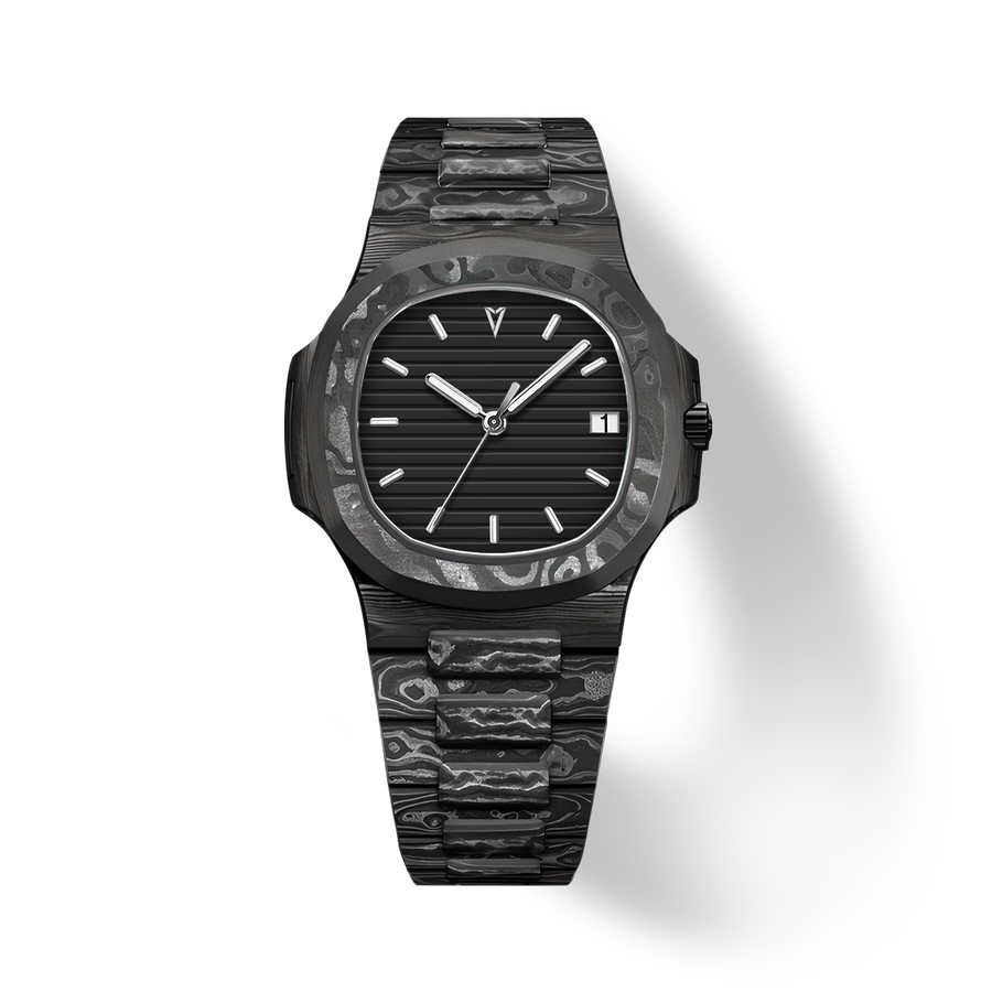 41mm Carbon-Fiber Horizontal-Dial Automatic Watch - Carbon Wave - image 1