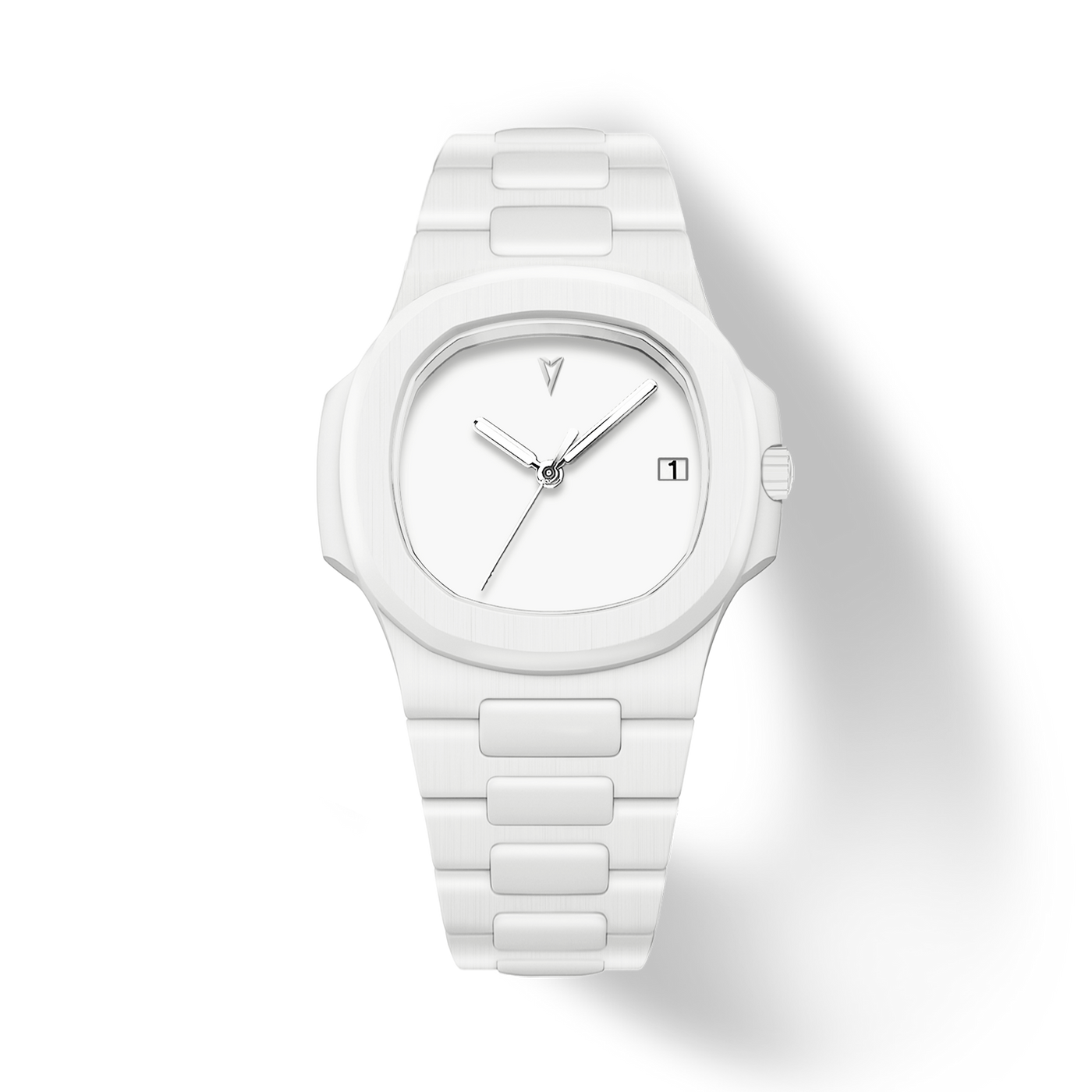 38.5mm Ceramic Horizontal-Dial Quartz Watch - Arctic Void - image 1