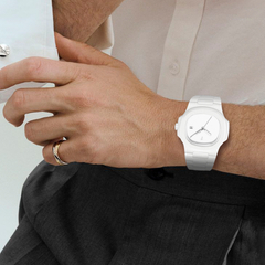 38.5mm Ceramic Horizontal-Dial Quartz Watch - Arctic Void - image 2