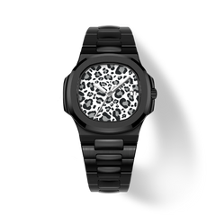 38.5mm Ceramic Horizontal-Dial Quartz Watch - Midnight Safari - image 1