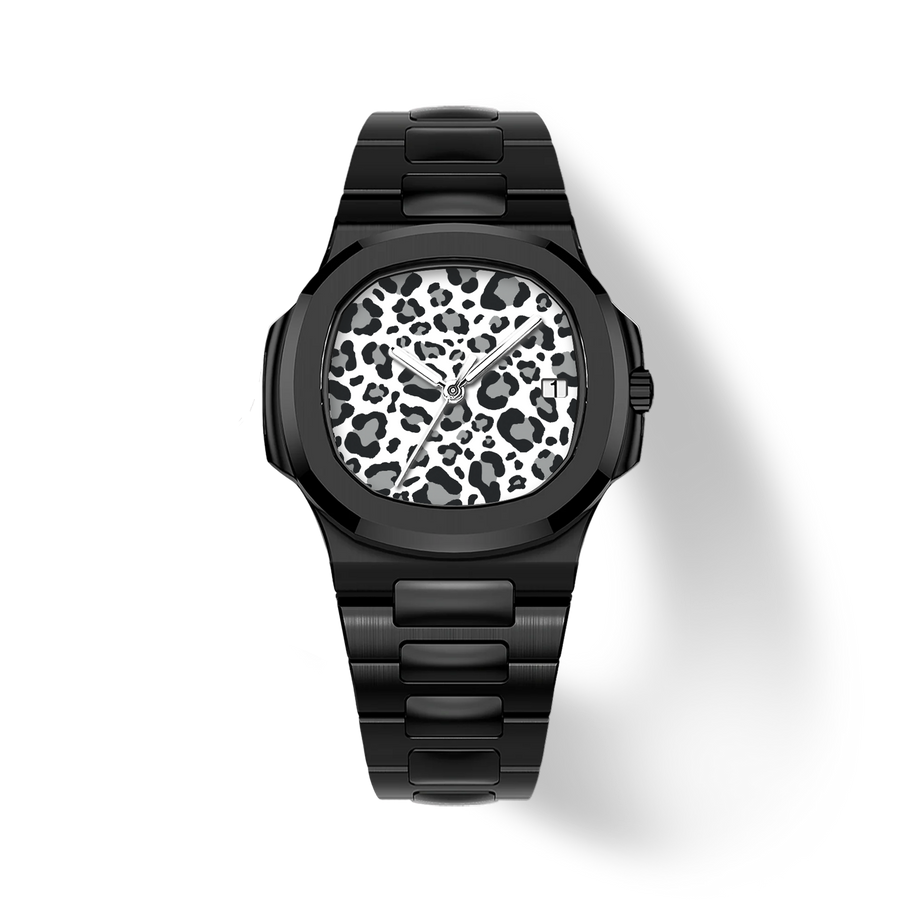 38.5mm Ceramic Horizontal-Dial Quartz Watch - Midnight Safari - image 1
