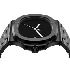 38.5mm Ceramic Horizontal-Dial Quartz Watch - Obsidian Glow - image 6