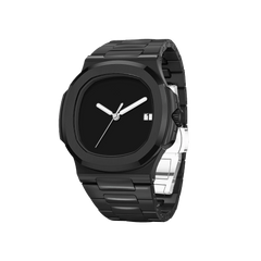 38.5mm Ceramic Horizontal-Dial Quartz Watch - Obsidian Glow - image 4