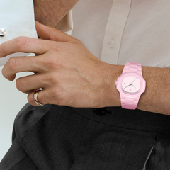 38.5mm Ceramic Horizontal-Dial Quartz Watch - Pink Halo - image 3