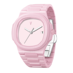 38.5mm Ceramic Horizontal-Dial Quartz Watch - Pink Halo - image 4