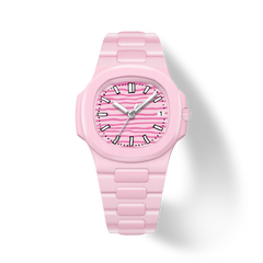 38.5mm Ceramic Horizontal-Dial Quartz Watch - Playful Precision - image 1