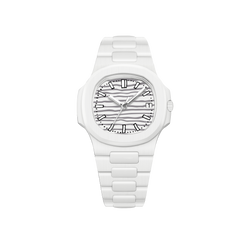 38.5mm Ceramic Horizontal-Dial Quartz Watch - Soft Contrast - image 4