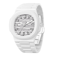 38.5mm Ceramic Horizontal-Dial Quartz Watch - Soft Contrast - image 5