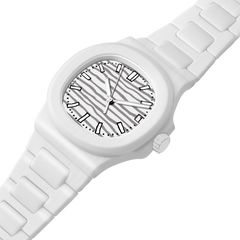 38.5mm Ceramic Horizontal-Dial Quartz Watch - Soft Contrast - image 6