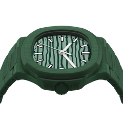 38.5mm Ceramic Horizontal-Dial Quartz Watch - Verdant Mood - image 6