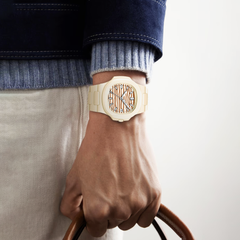 38.5mm Ceramic Horizontal-Dial Quartz Watch - Warm Whimsy - image 2